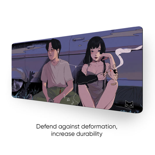 Midnight Mixtape Classic Desk Mat