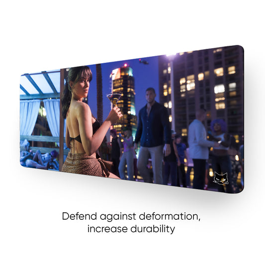 Lucia After Dark Stitched Desk Mat