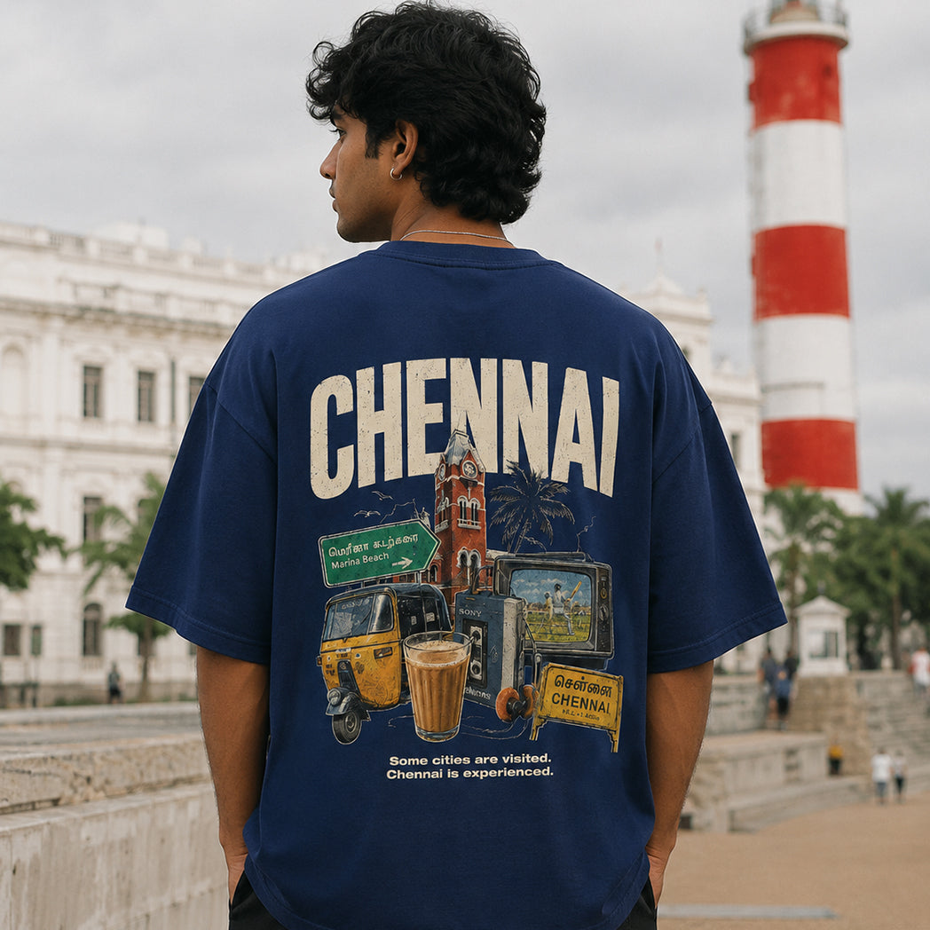 Chennai The City You Experience Oversized Jersey