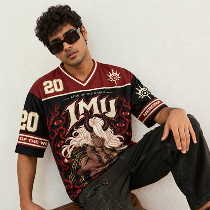 King Of The World Oversized V-Neck Jersey