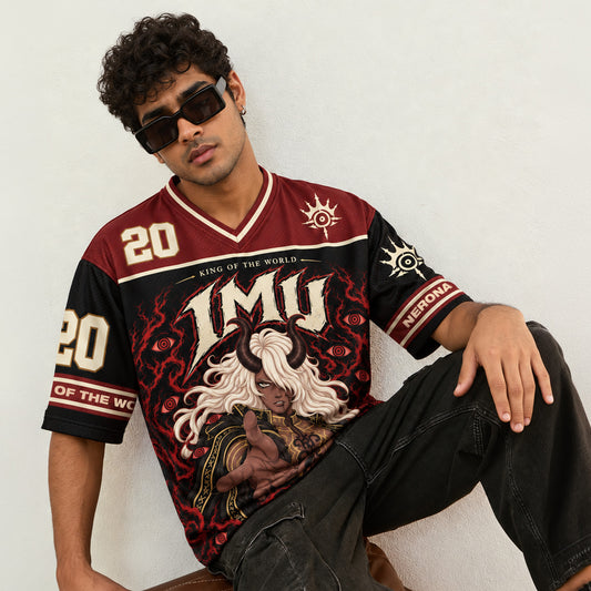 King Of The World Oversized V-Neck Jersey