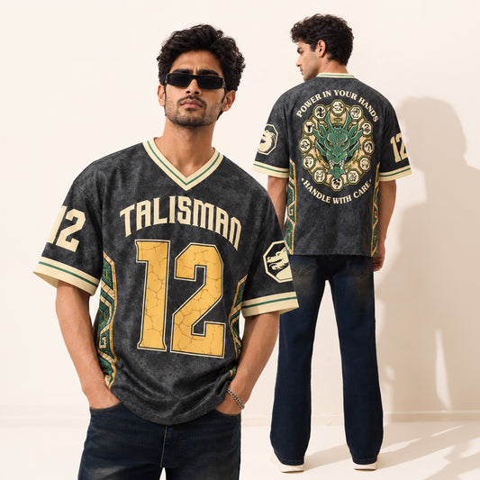 12 Talisman Oversized V-Neck Jersey