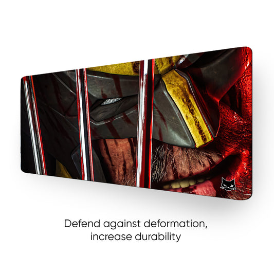 Adamantium Rage Stitched Desk Mat