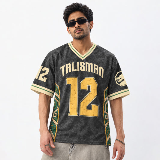12 Talisman Oversized V-Neck Jersey