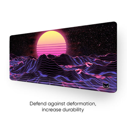 Retro Waves Classic Desk Mat