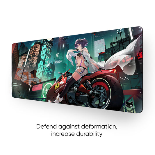 Neon Rider Classic Desk Mat