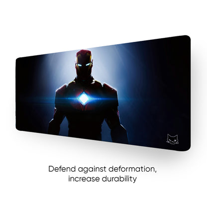 Tony Suit Stitched Desk Mat