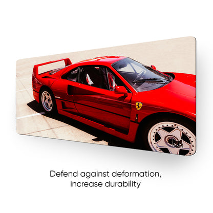 Rosso Legend Stitched Desk Mat