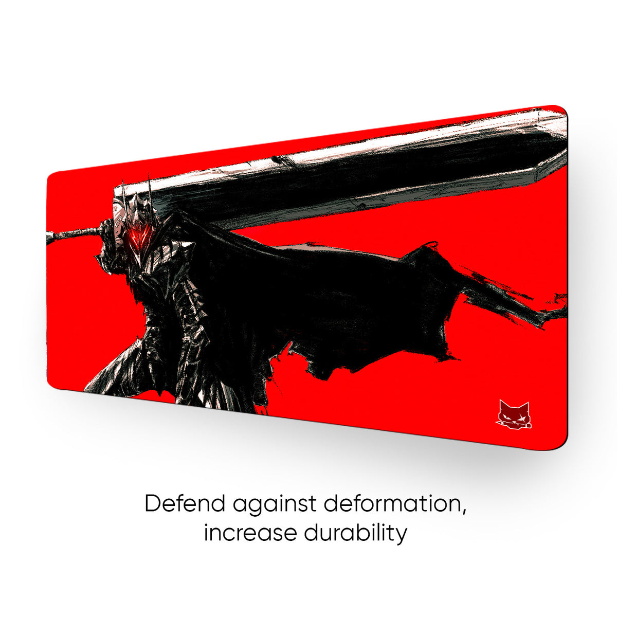 Black Swordsman Stitched Desk Mat