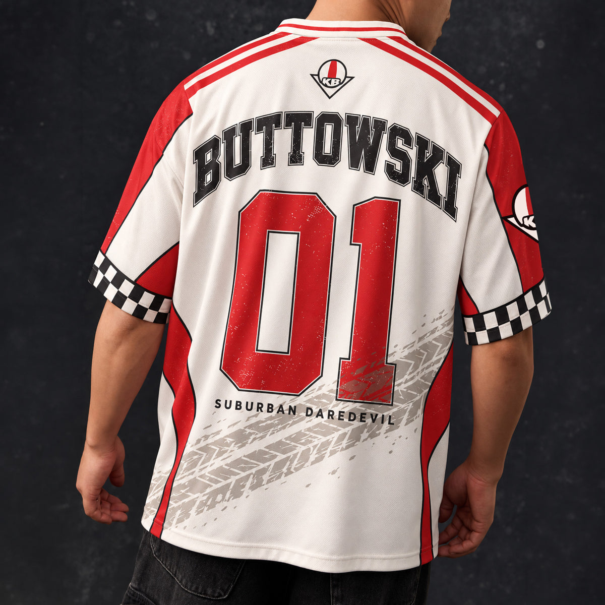 Suburban Daredevil Oversized V-Neck Jersey