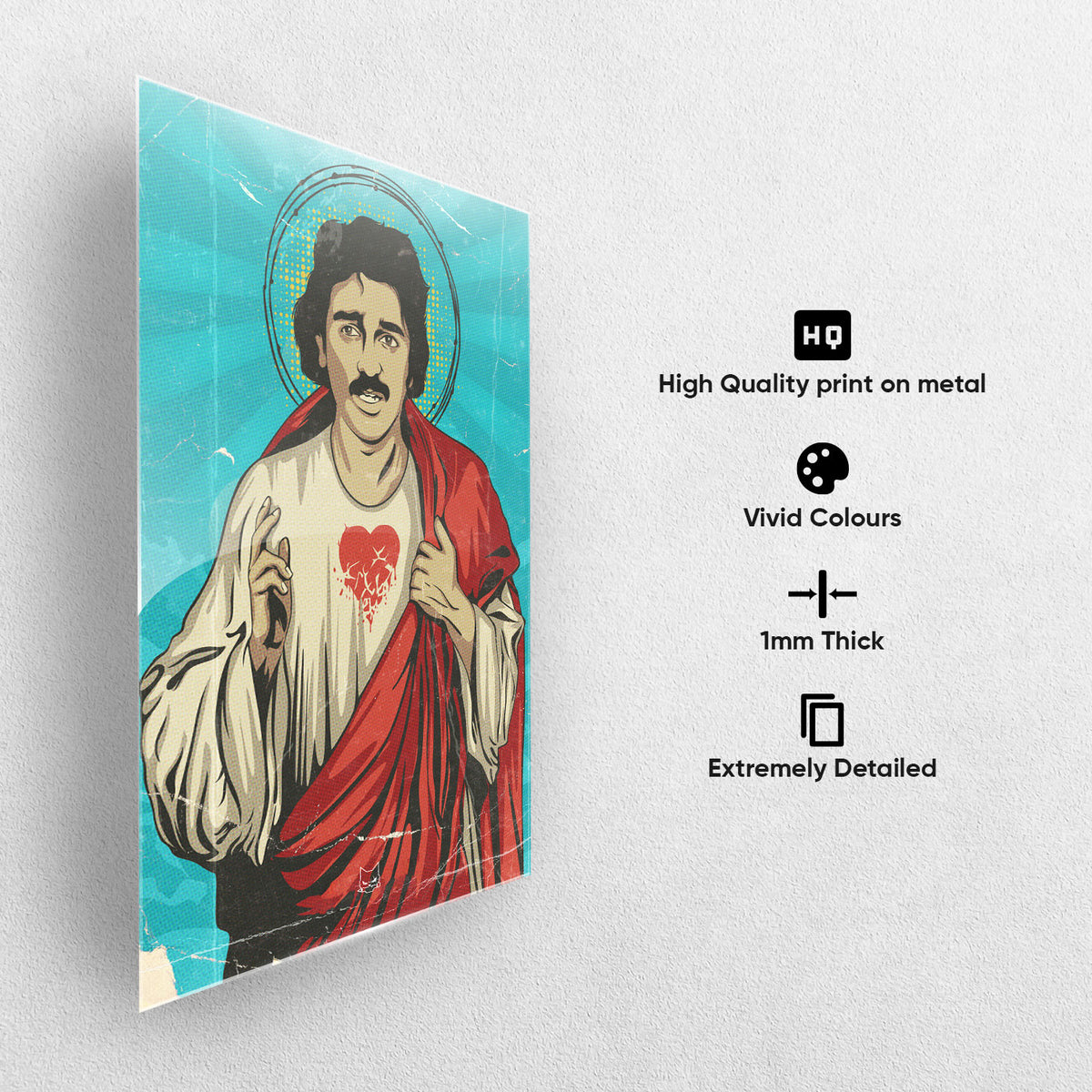 The Sacred Heart of Andavar Metal Poster