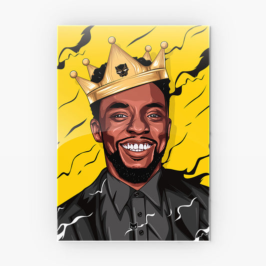 Chadwick Boseman Metal Poster