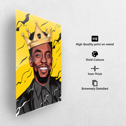 Chadwick Boseman Metal Poster