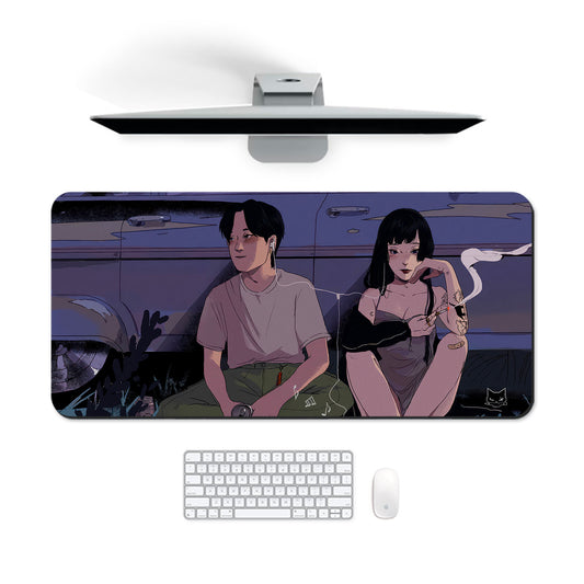 Midnight Mixtape Classic Desk Mat