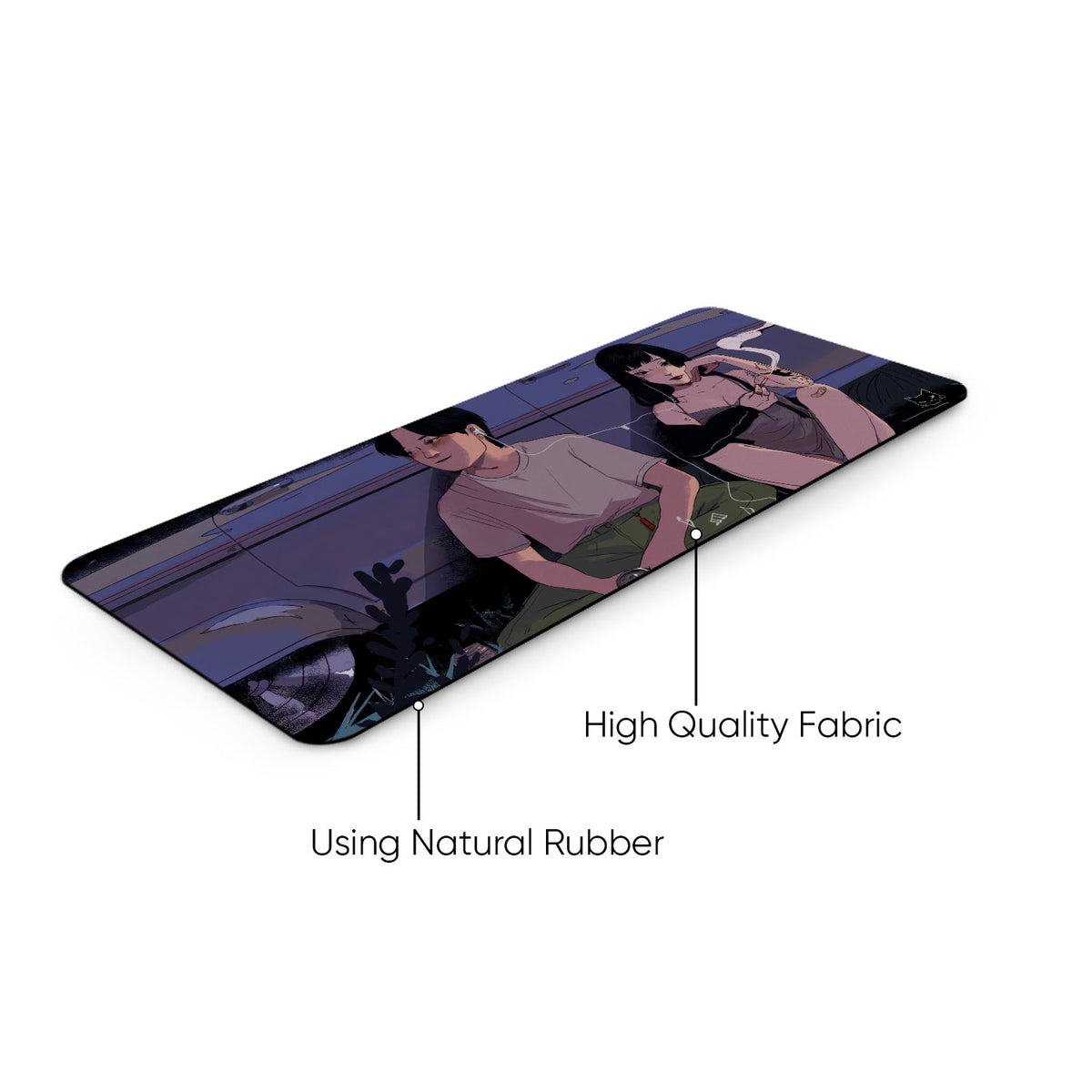 Midnight Mixtape Classic Desk Mat