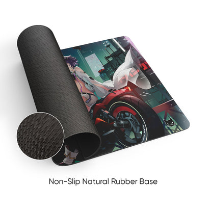 Neon Rider Classic Desk Mat