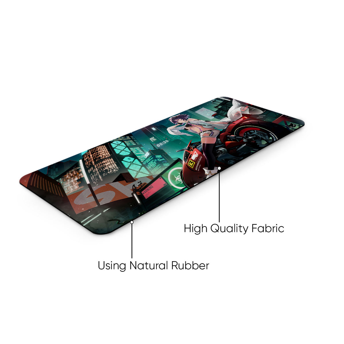 Neon Rider Classic Desk Mat