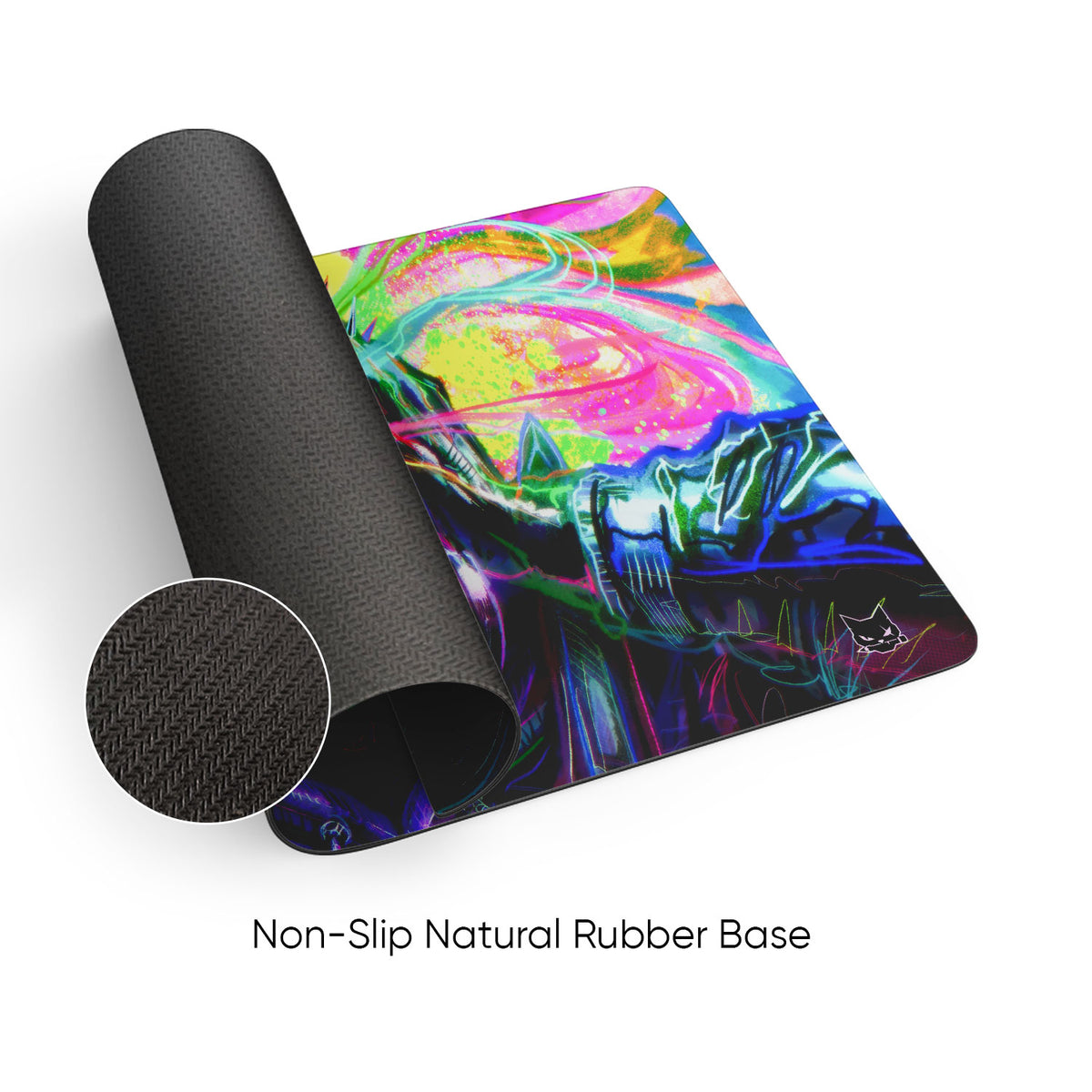 Neon Chaos Classic Desk Mat