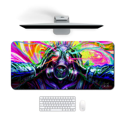 Neon Chaos Classic Desk Mat