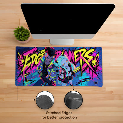 Edgerunners Stitched Desk Mat