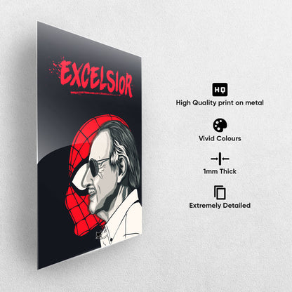 Excelsior Metal Poster