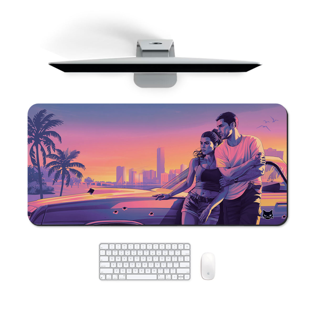 Partners in Crime Classic Desk Mat