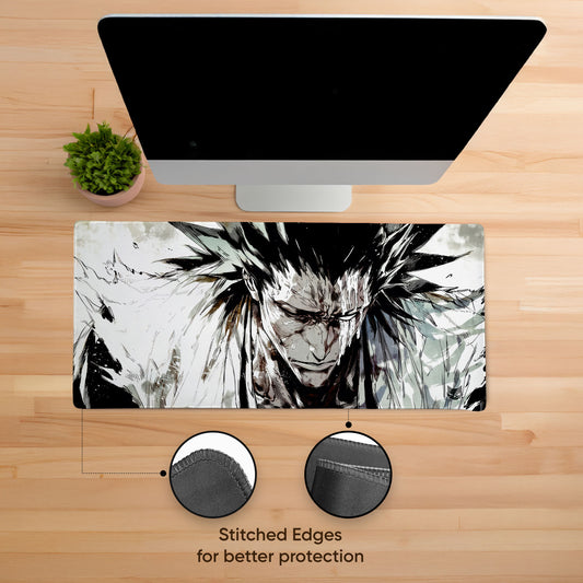 Kenpachi Unleashed Stitched Desk Mat