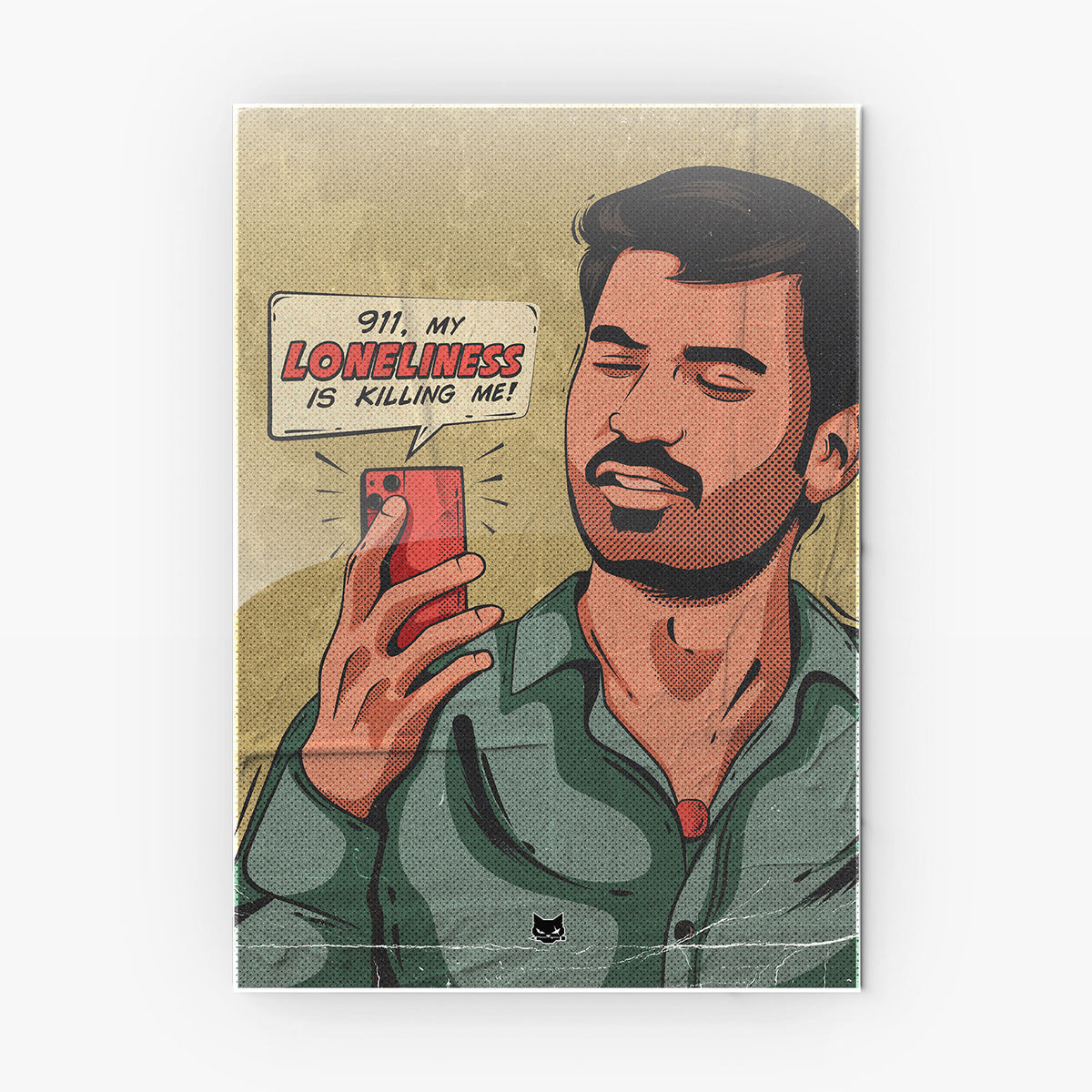 Loneliness Metal Poster
