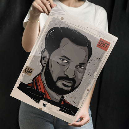 Na Muthukumar Tribute Metal Poster