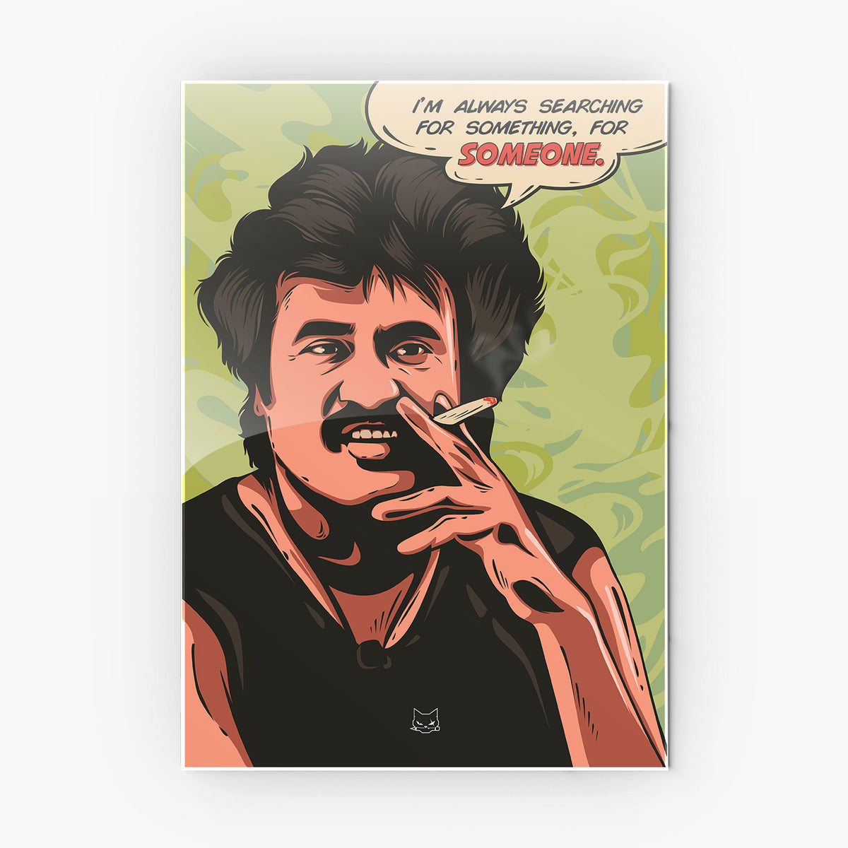 Searching For Someone Metal Poster