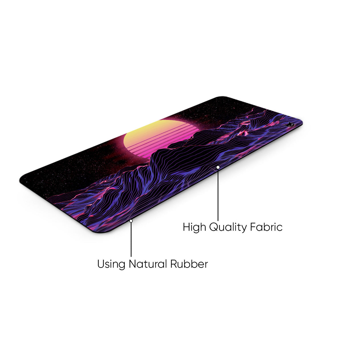 Retro Waves Classic Desk Mat