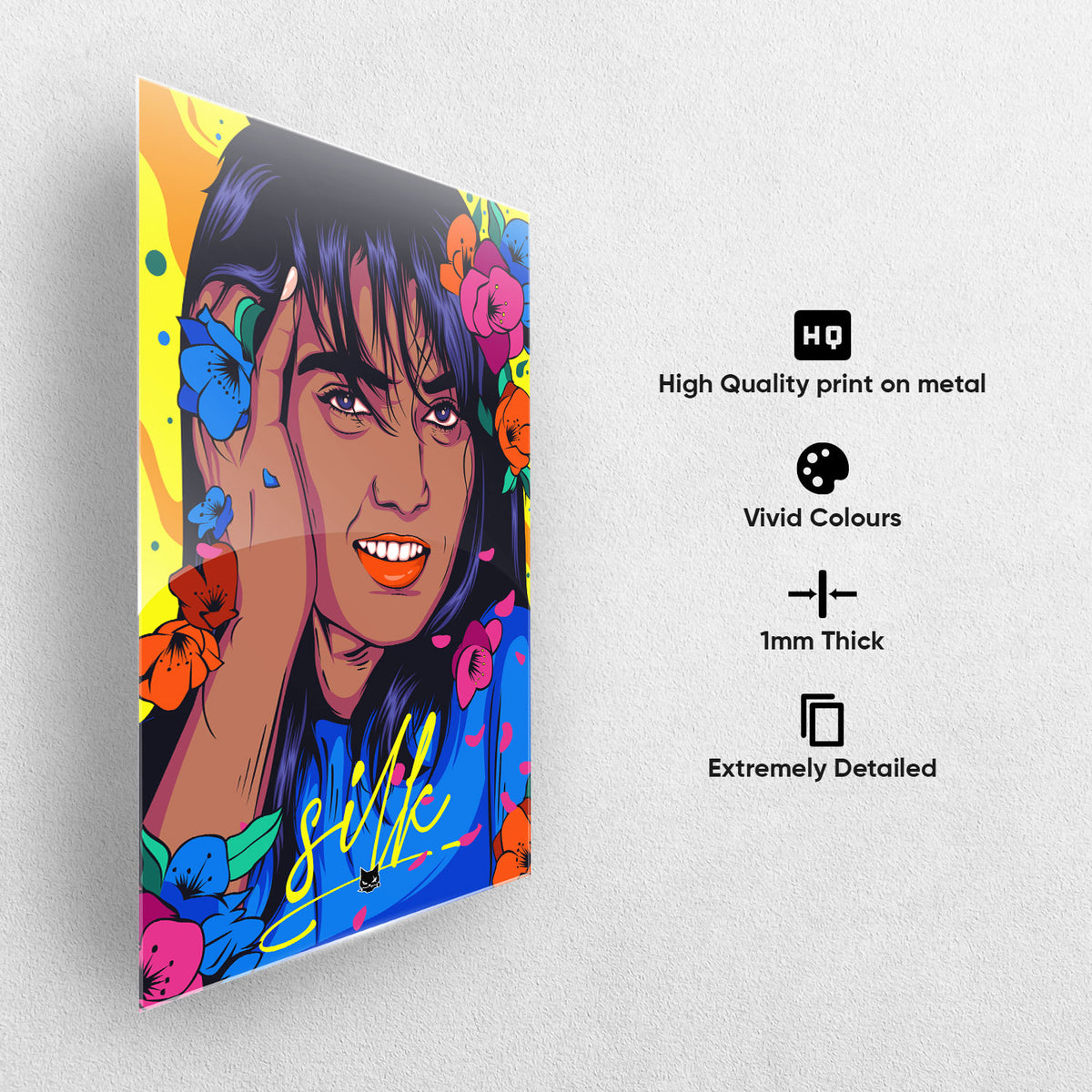 Silk Metal Poster