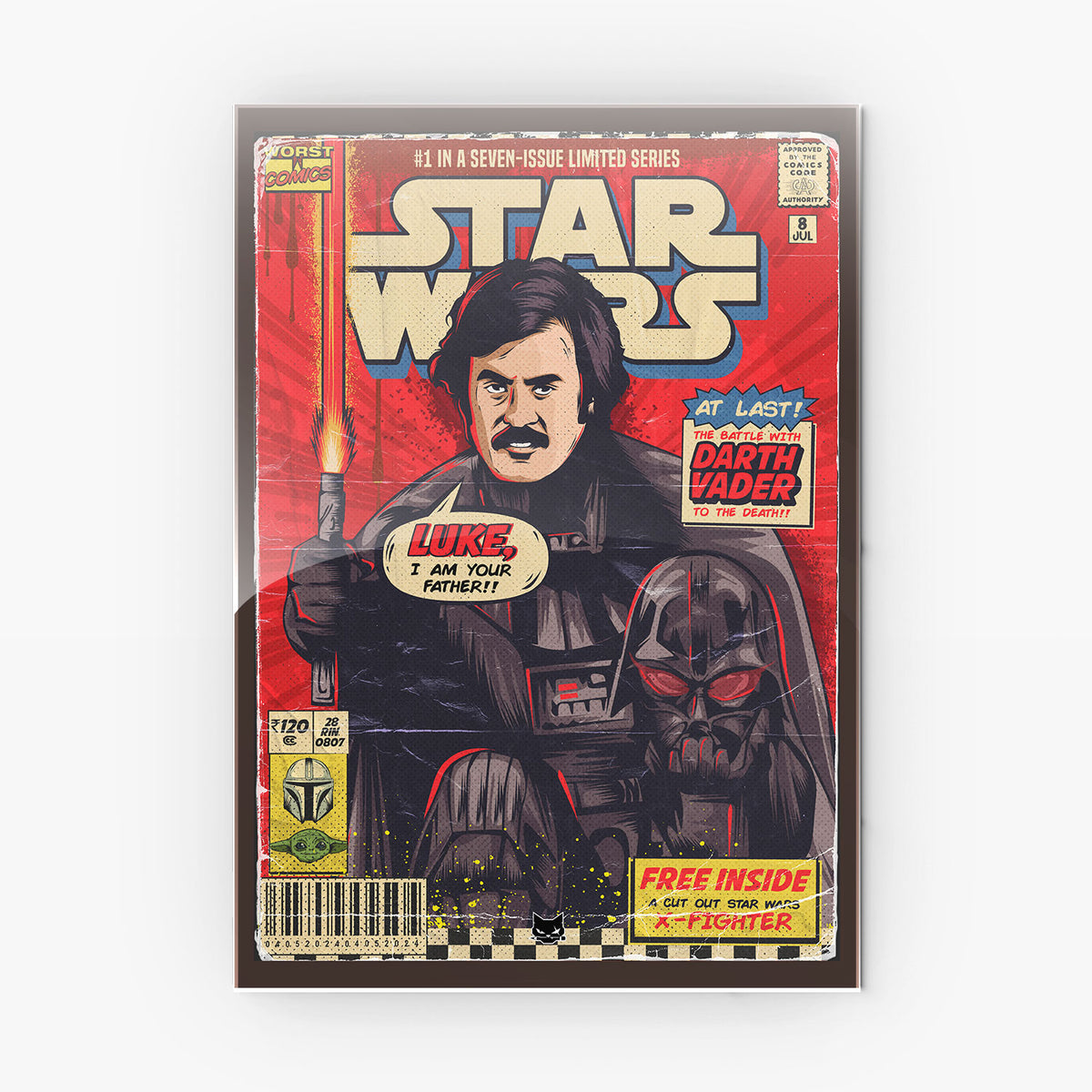 Superstar Wars Metal Poster