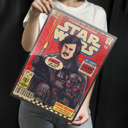 Superstar Wars Metal Poster