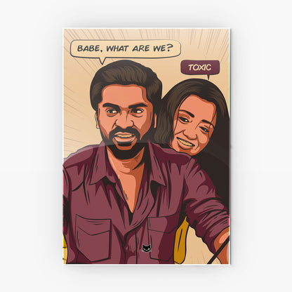 Toxic Couple Metal Poster