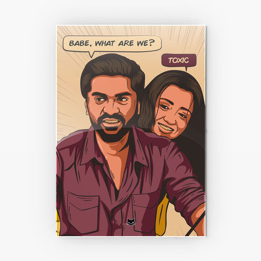 Toxic Couple Metal Poster