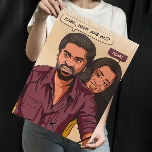 Toxic Couple Metal Poster