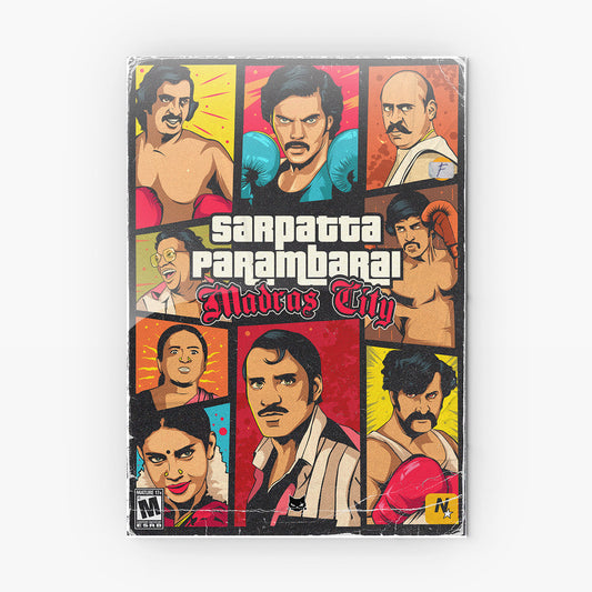Sarpatta Parambarai Metal Poster