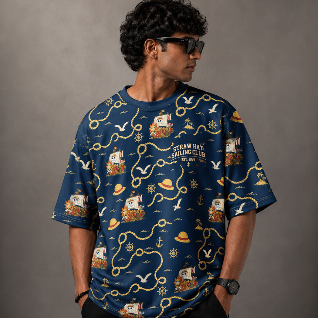 Straw Hat Sailing Club Oversized Jersey